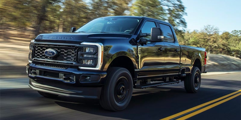 2025 Ford Super Duty F-250 driving on the road